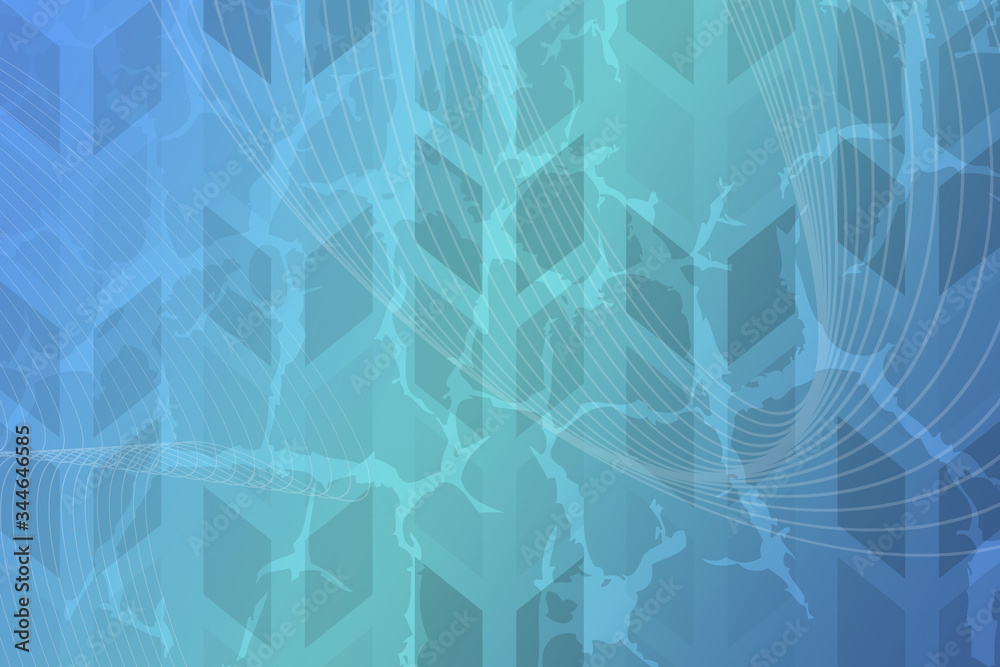 Obraz premium abstract, blue, wave, wallpaper, design, light, illustration, art, texture, curve, water, pattern, swirl, graphic, digital, backdrop, color, line, waves, white, shape, motion, artistic, abstraction