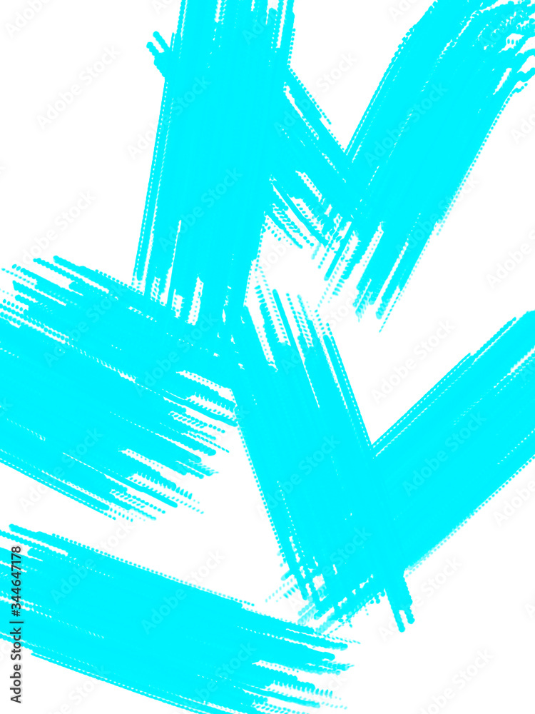 Obraz premium blue brush strokes pattern. hand drawn colorful abstract background for banners print textile fabric template posters and other purposes