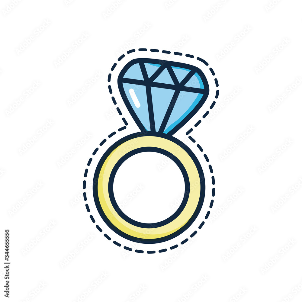 patches concept,diamond ring icon, line color style patches concept,diamond ring icon, line color style