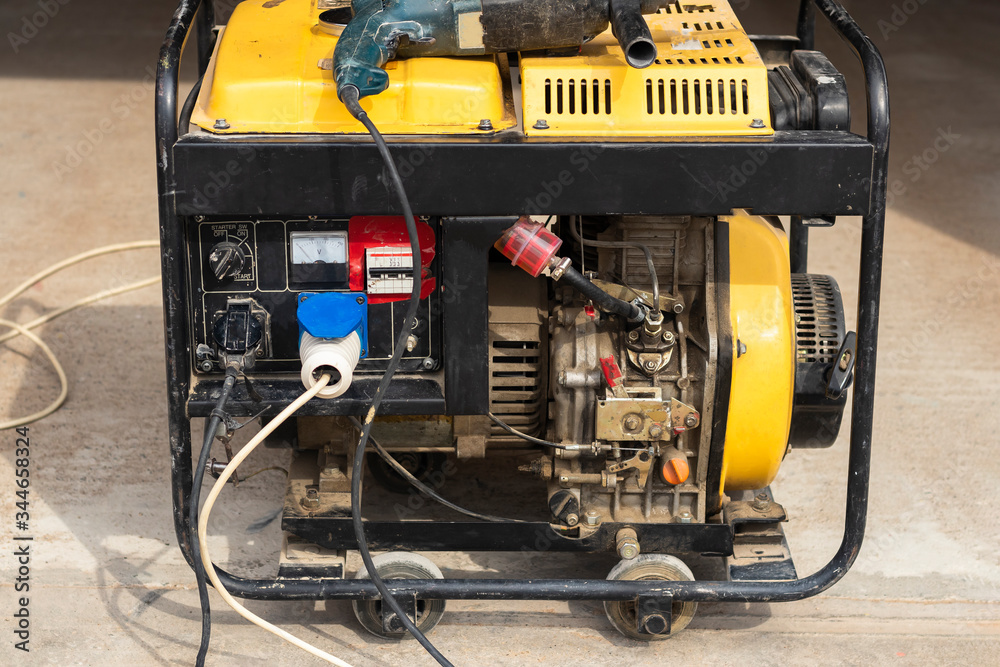 standalone diesel generator to supply electricity in an emergency