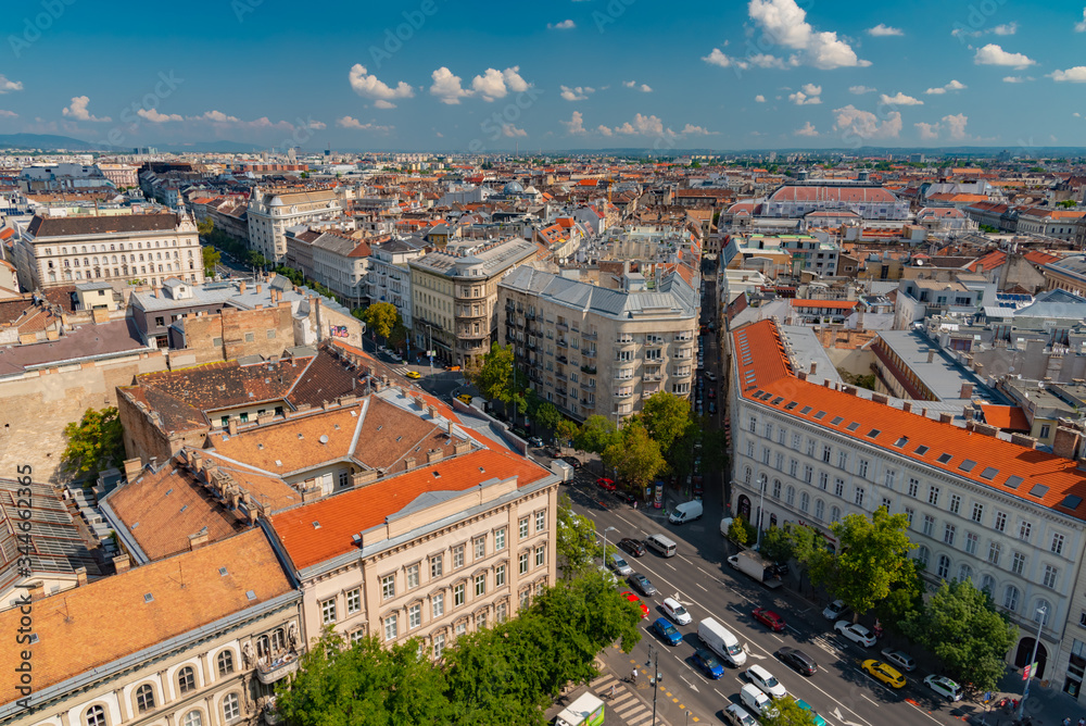 Fototapeta premium panorama of the city of Budapest in Hungary