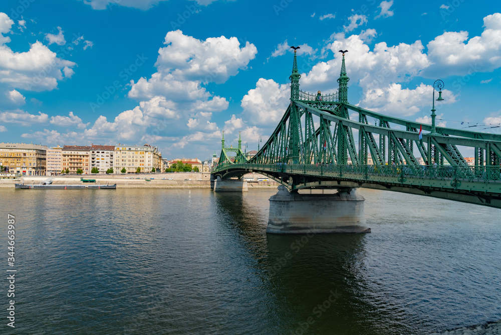 Fototapeta premium bridge in the city of Budaper Hungary Europe