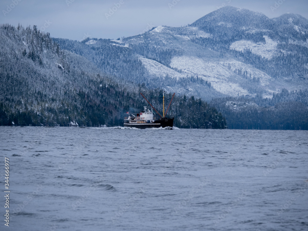 Winter on the ocean