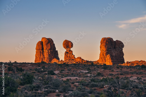 Sunset at Arches national Park