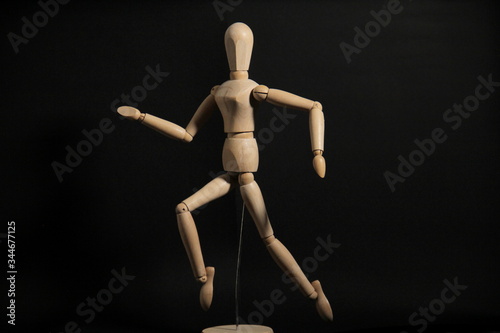 Drawing or photography wooden figure model