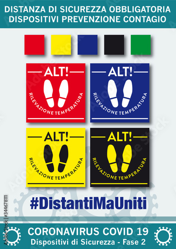 distanti ma uniti, distanza di sicurezza obbligatoria, dispositivi prevenzione contagio