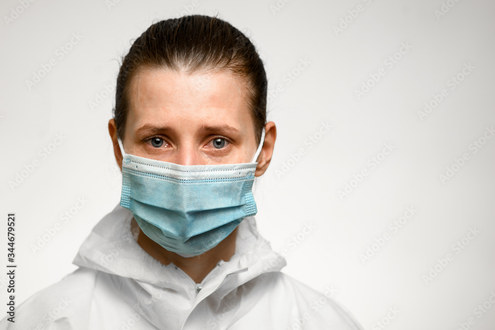 tired medical worker doctor after taking a large number of patients due to the epidemic of coronavirus tired medical worker doctor after taking a large number of patients due to the epidemic of coronavirus