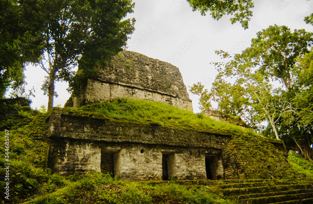 Mayan ruins at Tikal National Park, Guatemala, Central America Mayan ruins at Tikal National Park, Guatemala, Central America