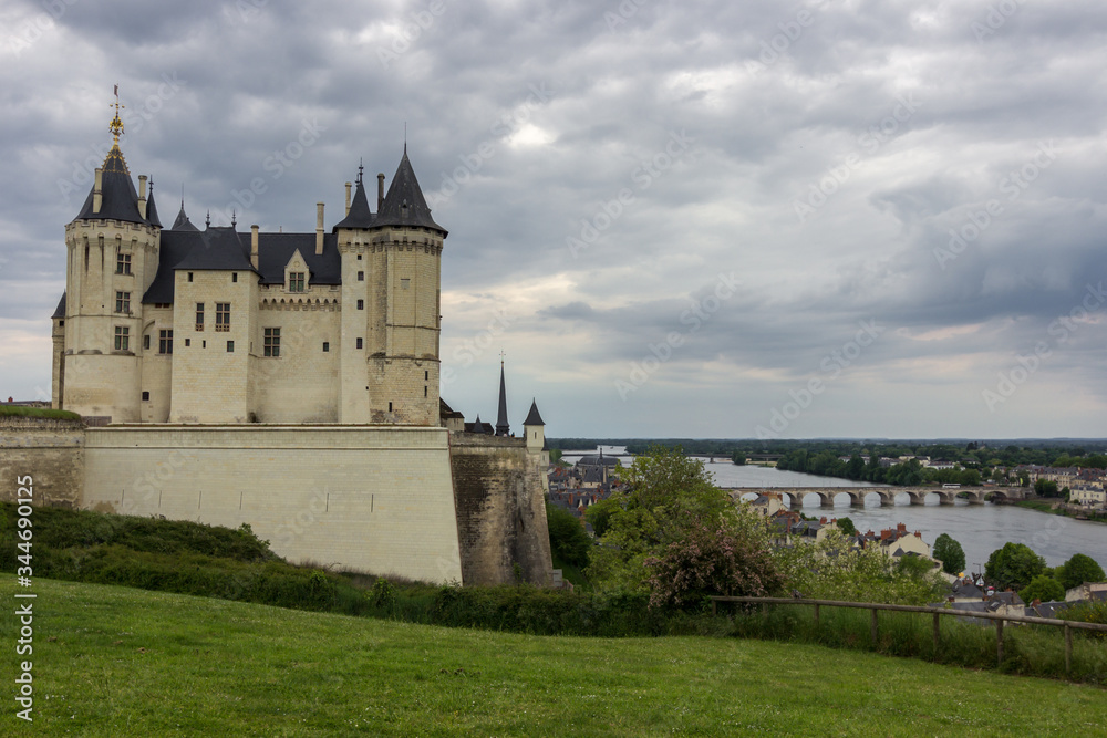 View of Loire valley in France