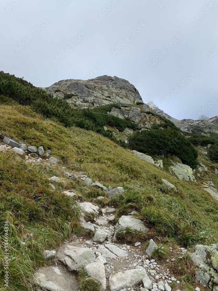 high mountain landscape