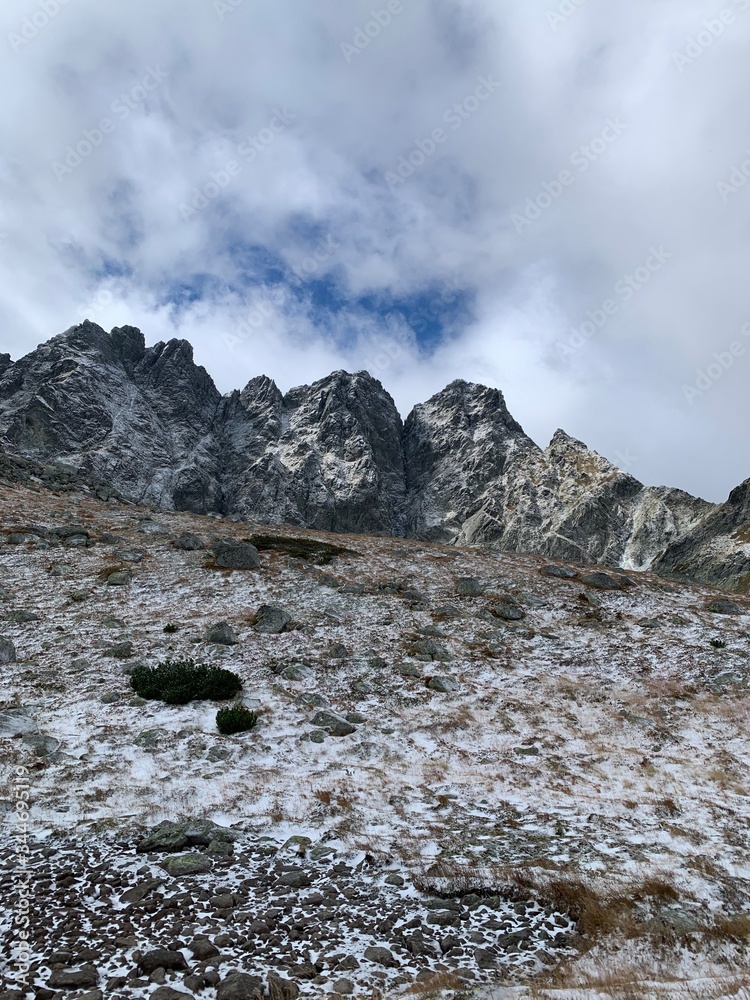 high mountain landscape