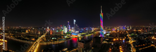 Photography Night view of Guangzhou, China