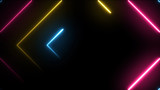 Abstract neon laser effect background
