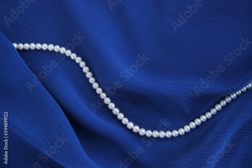 blue silk background