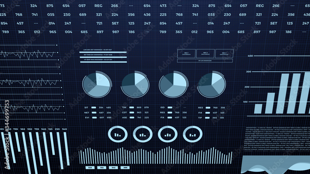Statistics, financial market data. 3d infographics. Statistics, financial market data. 3d infographics.