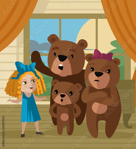 goldilocks and the three bears tale