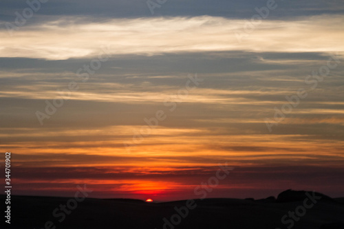 Sunset in the Valizas Desert © joevenjo