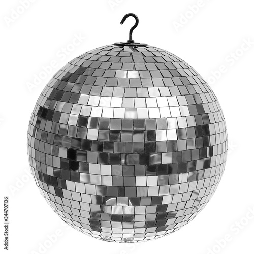 silver disco ball