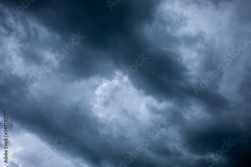 Storm Clouds on dark sky