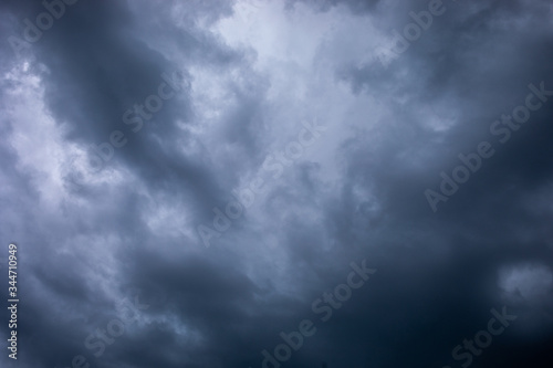 Storm Clouds on dark sky