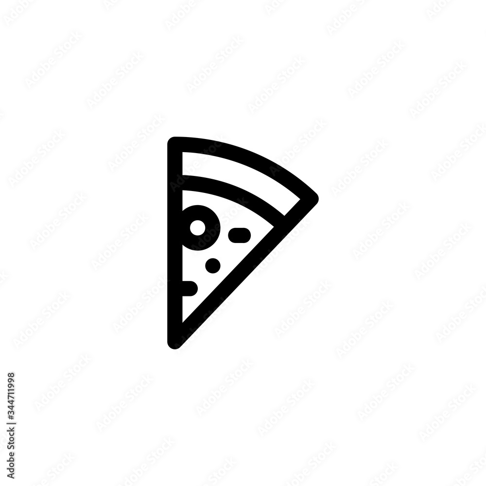 Pizza Restaurant Outline Icon Logo Vector Illustration
Pizza Restaurant Outline Icon Logo Vector Illustration