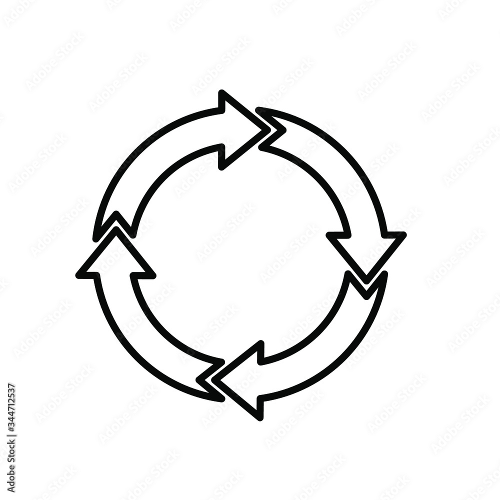 vector arrow cyrcle icon vector arrow cyrcle icon