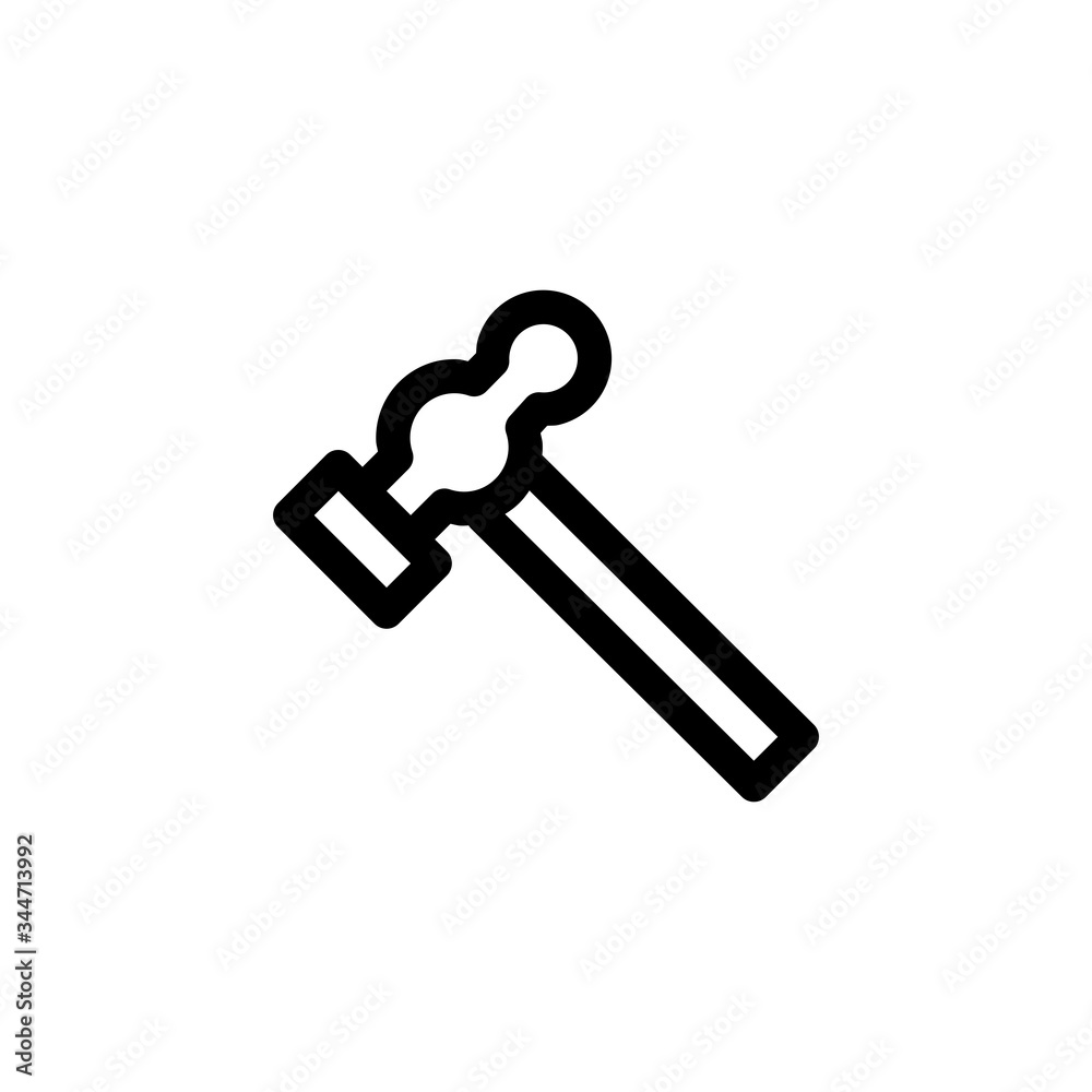 Hammer Industrial Outline Icon Logo Vector Illustration
Hammer Industrial Outline Icon Logo Vector Illustration