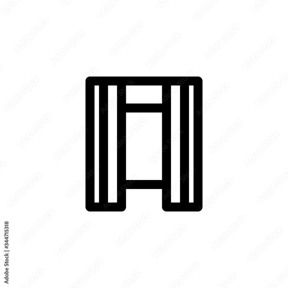 Curtains Interior Outline Icon Logo Vector Illustration
Curtains Interior Outline Icon Logo Vector Illustration