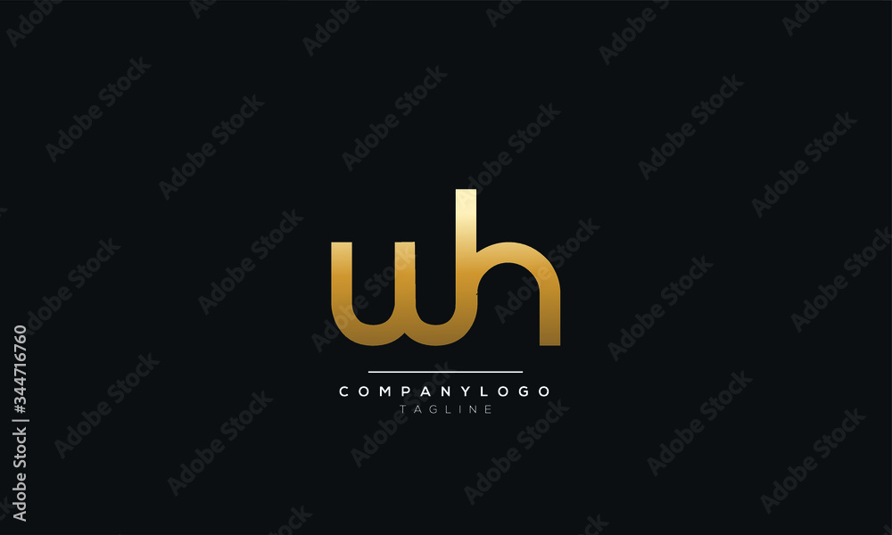 wh hw w h Letter Logo Design Icon Vector Symbol wh hw w h Letter Logo Design Icon Vector Symbol