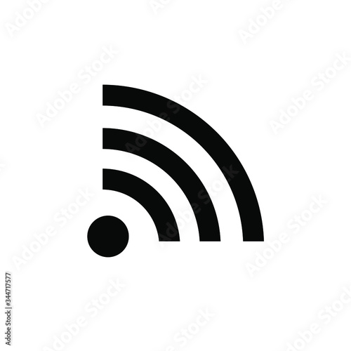 wi fi icon  Icon symbol Flat vector illustration for graphic and web design.