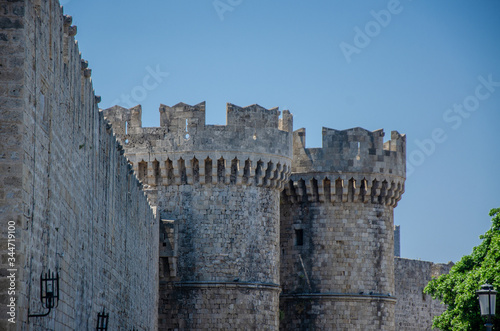 the old town Rhodos Greece