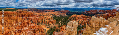 View of the famous Bryce Canyon National Park from Inspiration Point.