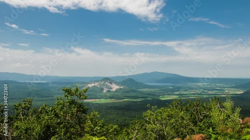 Timelapse of a valley in Hokkaido, one of the biggest natural reserves Japan has