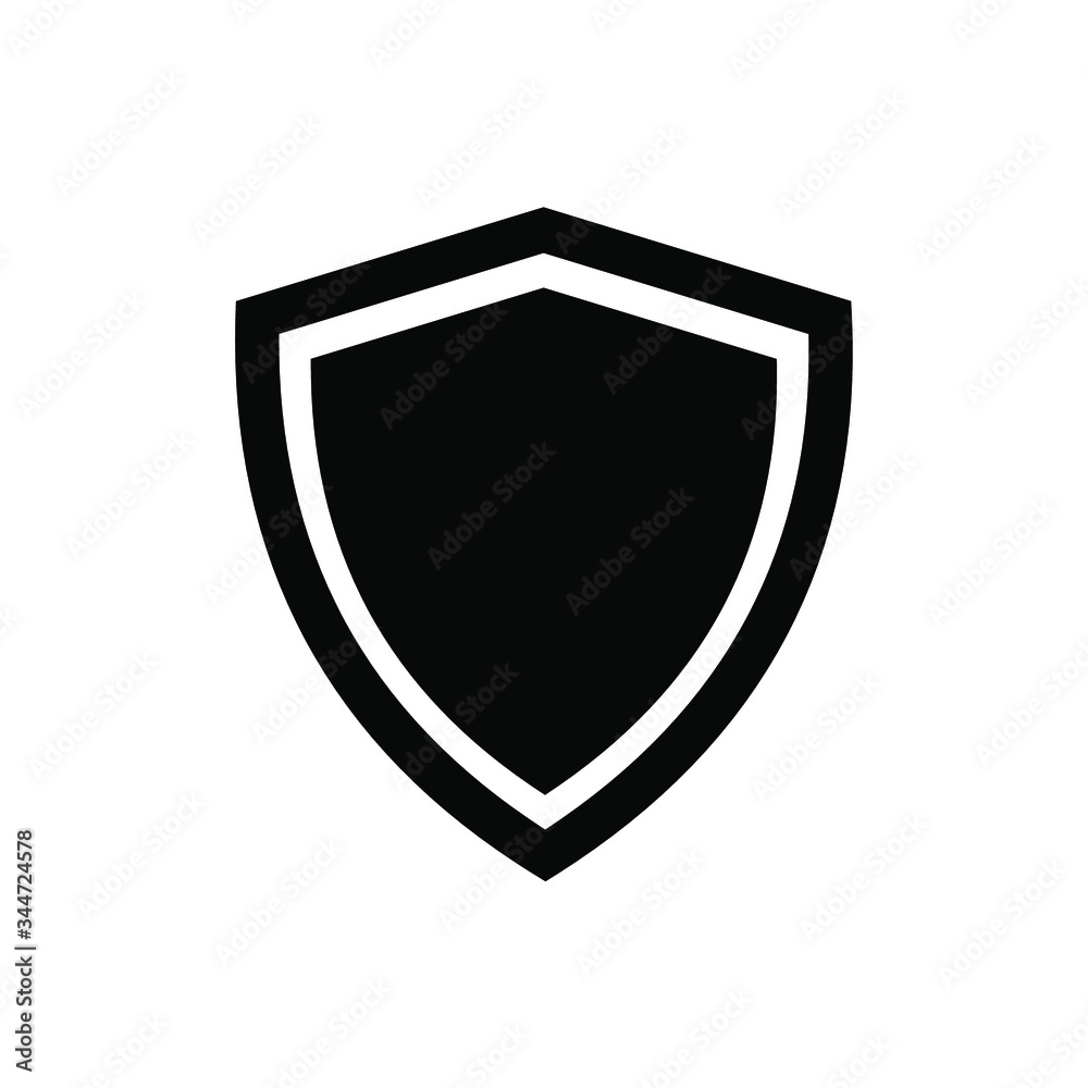 shield icon vector shield icon vector