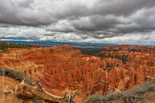 Snow in Bryce Canyon National Park, Utah