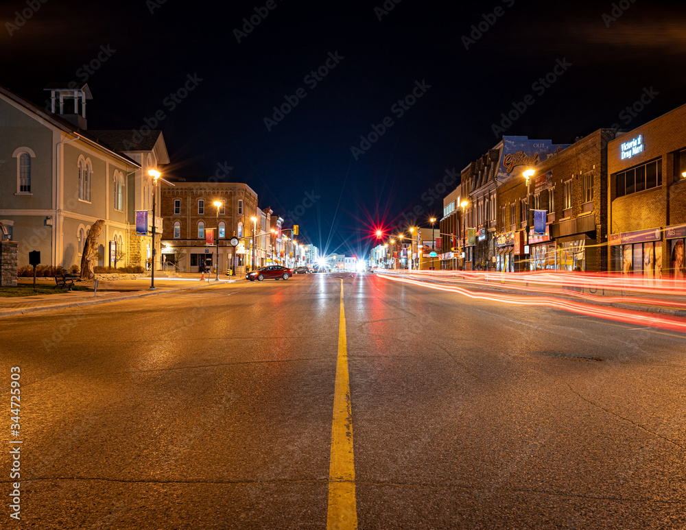 Night Long Exposure Architecture Buildings