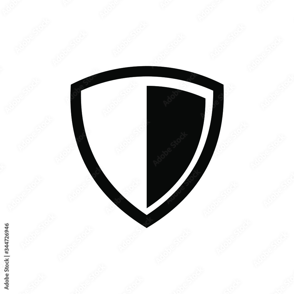 shield icon vector shield icon vector