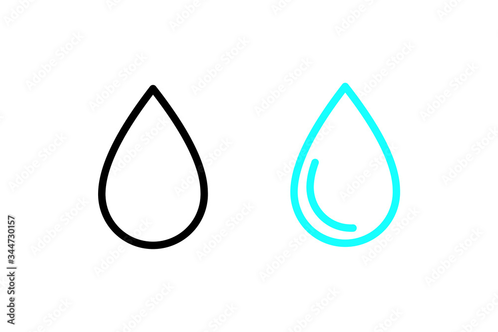 water drop icon symbol Flat vector illustration for graphic and web design. water drop icon symbol Flat vector illustration for graphic and web design.