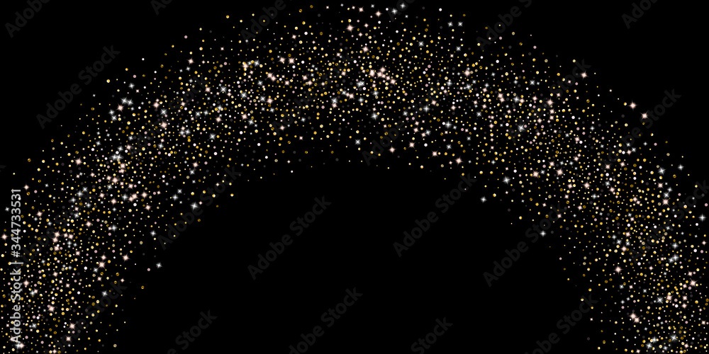 Gold Glitter Stars. Luxury Shiny Confetti. Gold Glitter Stars. Luxury Shiny Confetti.