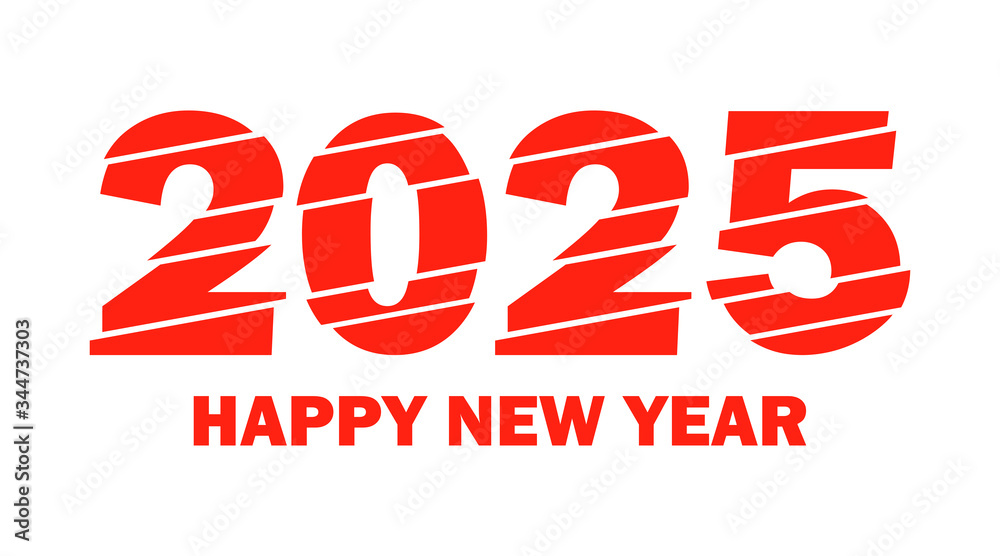 Happy New Year 2025 Design Template. Modern Design for Calendar, Invitations, Cards or Prints. Happy New Year 2025 Design Template. Modern Design for Calendar, Invitations, Cards or Prints.