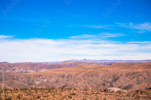 mountain and sky