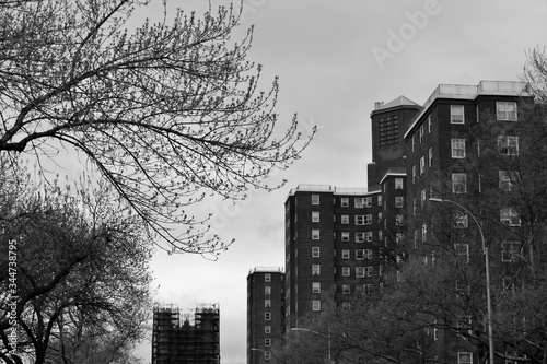 Architectual photo in an urban area in Bronx County New York