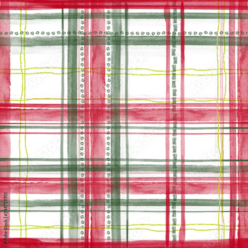 watercolor pattern, brush stripe plaid