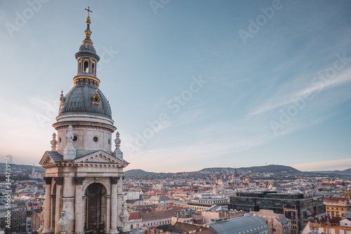 Aerial view of Budapest from St. Stephen's Basilica © Irving Sandoval
