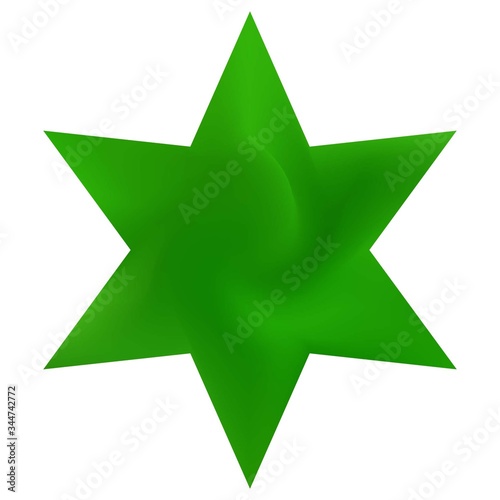 Colorful background in the form of hexagram.