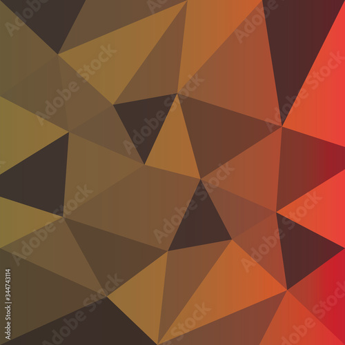 abstract brown polygonal background