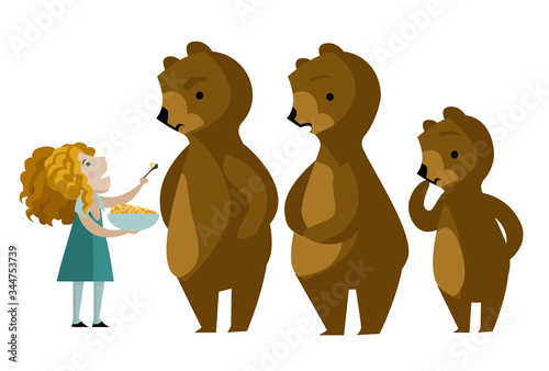 goldilocks and the three bears tale