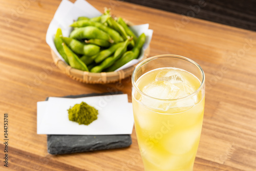 Matcha Sour(Highball Laced With Matcha Flavour) - 抹茶ハイ