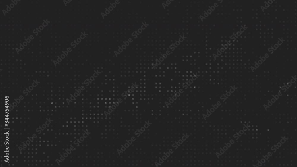 White square dots flicker on gray blackground 4k