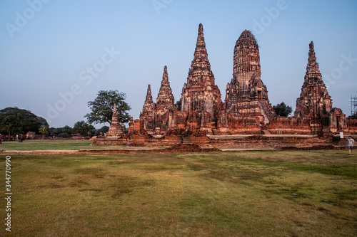 Wat Chaiwatthanaram temple in Ayutthaya Historical Park, Thailand